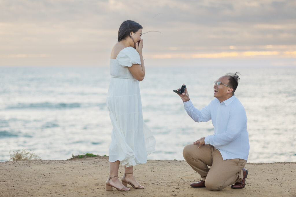 Beach Walk into a proposal