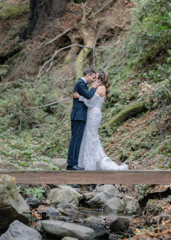 Saratoga Springs Wedding Couple embrace