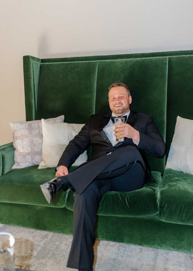 John Getting Ready - Palm Event Center wedding photography by Anvi Parikh photography